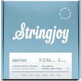 Stringjoy Orbiters Electric Guitar String Set - BALANCED 9.5s Super Light Plus (9.5 13 16 26w 34 46)
