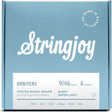Stringjoy Orbiters Electric Guitar String Set - HUSKY 9s Super Light (9 12 15 26w 34 46)