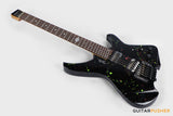 Aguda Black Hole Headless Electric Guitar Mahogany Body Ebony Fretboard - Art Attack