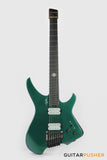 Aguda Black Hole Headless Electric Guitar Mahogany Body Ebony Fretboard - Green Chameleon