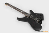 Aguda Black Hole Headless Electric Guitar Mahogany Body Ebony Fretboard - Sandblasted Red