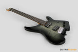 Aguda Black Hole X (2024) Headless Electric Guitar Mahogany Body Rosewood Fretboard - Transblack Natural Quilt Burst