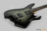 Aguda Black Hole X (2024) Headless Electric Guitar Mahogany Body Rosewood Fretboard - Transblack Natural Quilt Burst