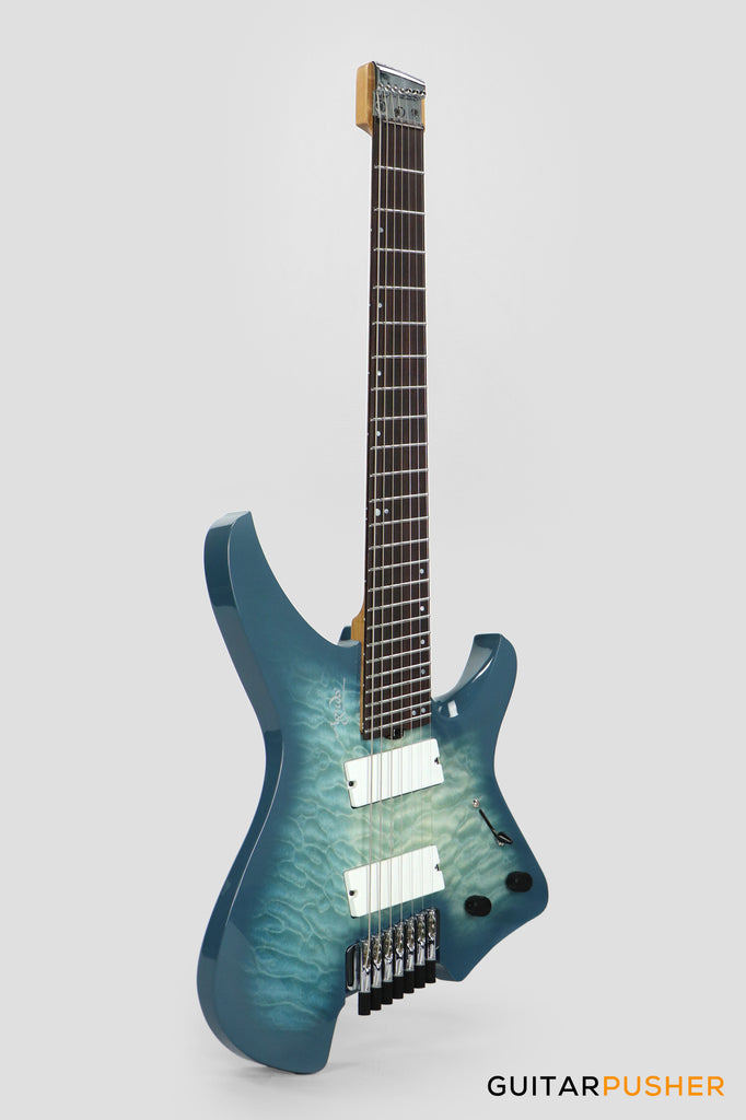 Aguda Black Hole X-7 7-String Headless Electric Guitar Mahogany Body E ...