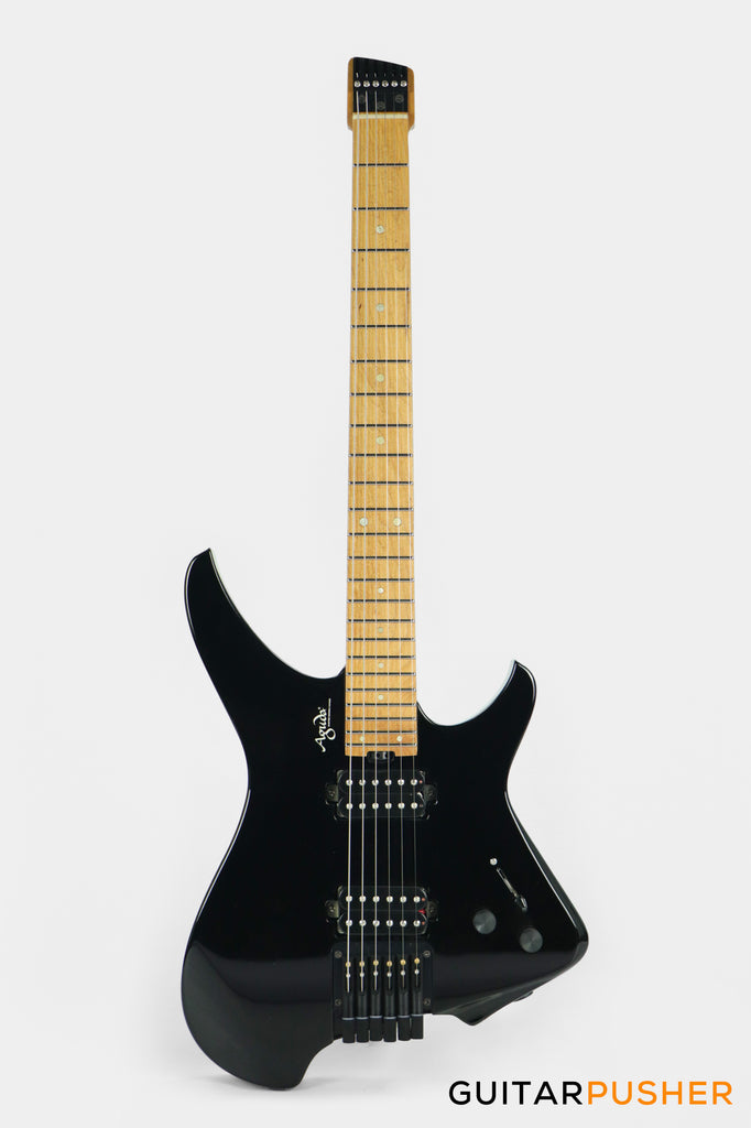 Aguda Musicboy Headless Electric Guitar Alder Body Roasted Maple Fretb ...
