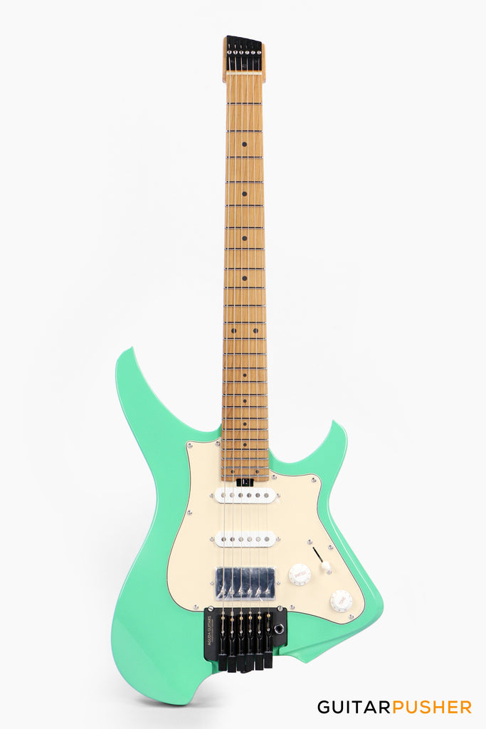 Aguda Musicboy Pro Headless Electric Guitar Alder Body Roasted Maple F ...