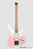 Aguda Musicboy Headless Electric Guitar Alder Body Roasted Maple Fretboard - Sakura Fade