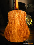 Alama Dreadnought Philippine Wood Collection Series All-Solid Wood Gmelina/Cotton Fruit Acoustic Guitar - Natural (Nitrocellulose Lacquer)