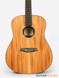 Alama Dreadnought All-Solid Wood Philippine Mahogany Acoustic Guitar - Natural