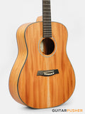 Alama Dreadnought All-Solid Wood Philippine Mahogany Acoustic Guitar - Natural