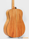 Alama Dreadnought All-Solid Wood Philippine Mahogany Acoustic Guitar - Natural