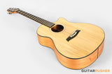 Alama Grand Auditorium Cutaway All-Solid Wood Gmelina/Philippine Mahogany Acoustic Guitar - Natural
