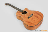 Alama Grand Auditorium Cutaway All-Solid Wood Philippine Mahogany Acoustic Guitar - Natural