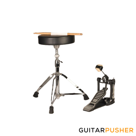 Artesia PRO EF NOTE Kit A - Deluxe Bass Drum Pedal, Drum Throne, Drum Sticks