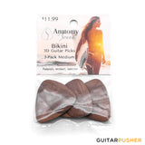 Anatomy of Sound Bikini Standard Medium Brown 3-pack (647679242791)