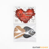 Anatomy of Sound Heart Beat Debossed Standard Mix 3-pack (705377777103)