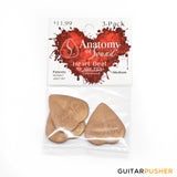 Anatomy of Sound Heart Beat Embossed Jazz Medium Brown 3-pack (705377777387)