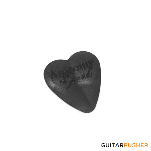 Anatomy of Sound Heart Beat Embossed Standard Rigid Black 1-pc (705377777455)