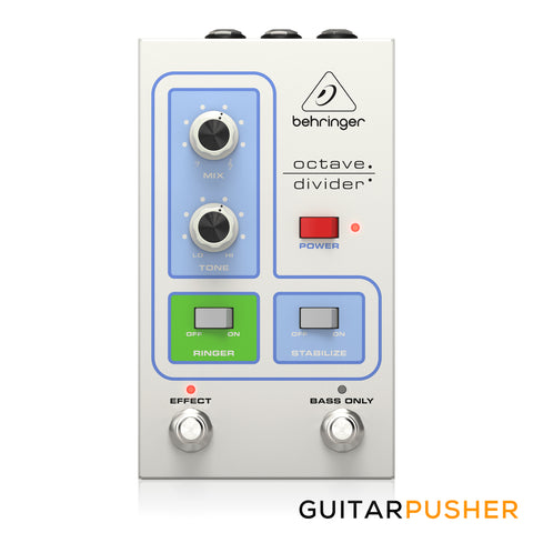 oktav pedal Behringer Octave Divider Effects Pedal – GuitarPusher