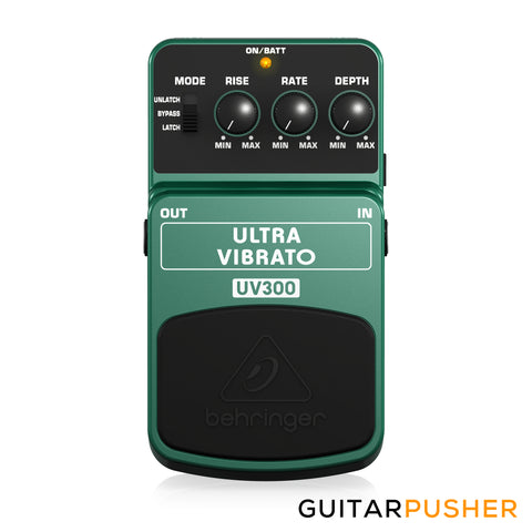 behringer loop pedal Behringer UV300 Classic Ultra Vibrato Effects Pedal – GuitarPusher