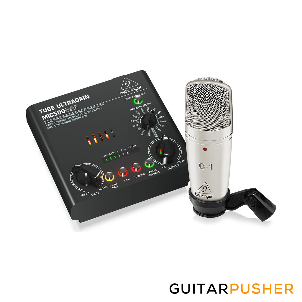 Behringer Voice Studio Audio Interface Bundle – GuitarPusher