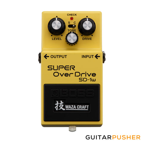 Boss SD-1W Waza Craft Super Overdrive Guitar Effect Pedal