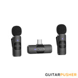 BOYA BY-V20 2.4GHz Ultra-Compact Dual Wireless Microphone System (USB-C Connector)