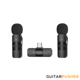 BOYA BY-V20 2.4GHz Ultra-Compact Dual Wireless Microphone System (USB-C Connector)
