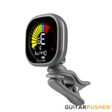 Cherub WST-675 Rechargeable Chromatic Guitar Tuner w/ High Contrast Colorful Display - Dull Grey