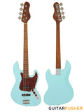 Corona Guitars Standard Plus J JB-Style 4-String Bass w/ Gig Bag - Daphne Blue