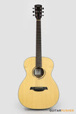 Corona Guitars CF-1000 Solid Sitka Spruce Top Indian Rosewood OM Acoustic Guitar w/ Gig Bag - Natural