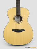 Corona Guitars CF-1000 Solid Sitka Spruce Top Indian Rosewood OM Acoustic Guitar w/ Gig Bag - Natural