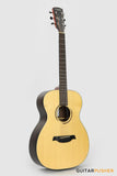 Corona Guitars CF-1000 Solid Sitka Spruce Top Indian Rosewood OM Acoustic Guitar w/ Gig Bag - Natural