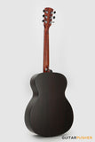 Corona Guitars CF-1000 Solid Sitka Spruce Top Indian Rosewood OM Acoustic Guitar w/ Gig Bag - Natural