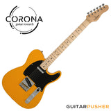 Corona Guitars Classic TE T-Style Electric Guitar w/ Gig Bag - Butterscotch Blonde