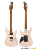 Corona Guitars Modern Plus (HH) S-Style Electric Guitar w/ Gig Bag - Shell Pink