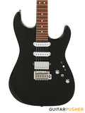 Corona Guitars Modern Plus (HSS) S-Style Electric Guitar w/ Gig Bag - Black
