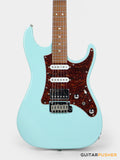Corona Guitars Modern Plus SE (HSS) S-Style Electric Guitar w/ Gig Bag - Daphne Blue