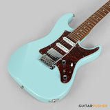Corona Guitars Modern Plus SE (HSS) S-Style Electric Guitar w/ Gig Bag - Daphne Blue