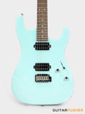 Corona Guitars Modern Standard (HH) S-Style Electric Guitar w/ Indian Laurel Fingerboard & Gig Bag - Daphne Blue