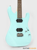 Corona Guitars Modern Standard (HH) S-Style Electric Guitar w/ Indian Laurel Fingerboard & Gig Bag - Daphne Blue