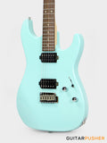 Corona Guitars Modern Standard (HH) S-Style Electric Guitar w/ Indian Laurel Fingerboard & Gig Bag - Daphne Blue