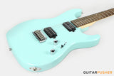 Corona Guitars Modern Standard (HH) S-Style Electric Guitar w/ Indian Laurel Fingerboard & Gig Bag - Daphne Blue
