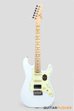 Crafter Guitars Charlotte S MP OW, S-Style HSS Electric Guitar, Roasted Maple Neck/Roasted Maple Fingerboard, w/ Gig Bag - Olympic White