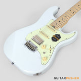 Crafter Guitars Charlotte S MP OW, S-Style HSS Electric Guitar, Roasted Maple Neck/Roasted Maple Fingerboard, w/ Gig Bag - Olympic White