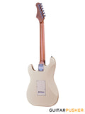 Crafter Guitars Charlotte S VVS MP MW, S-Style HSS Electric Guitar, Roasted Maple Neck/Roasted Maple Fingerboard, w/ Gig Bag - Malty White