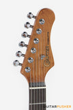Crafter Guitars Charlotte S VVS RS OW, S-Style HSS Electric Guitar, Roasted Maple Neck/Rosewood Fingerboard, w/ Gig Bag - Olympic White