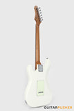 Crafter Guitars Charlotte S VVS RS OW, S-Style HSS Electric Guitar, Roasted Maple Neck/Rosewood Fingerboard, w/ Gig Bag - Olympic White