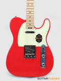 Crafter Guitars Charlotte T MP VR, T-Style Electric Guitar, Roasted Maple Neck/Roasted Maple Fingerboard, w/ Gig Bag - Vintage Red