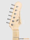 Crafter Guitars Charlotte T MP VR, T-Style Electric Guitar, Roasted Maple Neck/Roasted Maple Fingerboard, w/ Gig Bag - Vintage Red